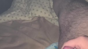 Chubby white male shooting massive load 009
