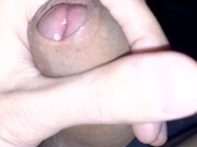 I stroke my sweet big dick closeup 12/16