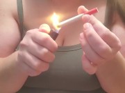 Smoking while running Daddy a Bath. 4/16