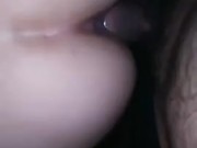 White girl likes to be fucked hard, interracial sex black 7/16