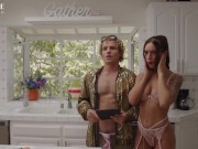 Hot Influencer Babe April Olsen Shares Two Big Dicks 9/16