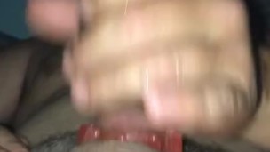 Hot southern hunk sprays thick load in toy