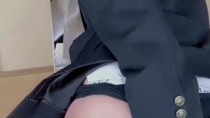 【ゲイ向け】ケツだし全身フェラをするイケメン高校生