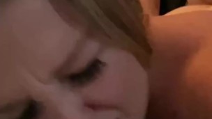 Getting fucked doggy style trying to stay quiet so roommates dont hear!