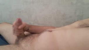 British guy wanks