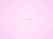 Cute blonde spinner masturbates for you in VR 1/16