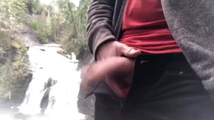 Almost Caught By Hikers After Cumming In Front Of Trent Falls Vancouver Island
