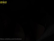 黑暗中的黑丝性奴高潮潮吹，大量喷水 16/16