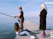 Blonde Beauty Georgie Lyall Takes Huge Dick At The Beach - LATINA MYLF 1/16