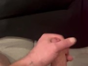 small cumshot on her leggings while watching tv 9/16