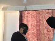 Hard sex with two masked men, he nails me hard and I suck cock 10/16