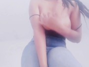 لحسني احبيية بلسانك كولي دوز لسانك فوق طبوني سخون ديما مكيشبعش 🔥 - Screenshot 13 of 16 - Big Natural Tits