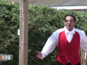 Brunette bitch with huge tits and pigtail hard fucked 1/16