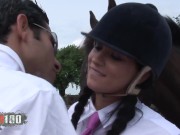 Brunette bitch with huge tits and pigtail hard fucked 2/16