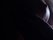 Licking and sucking on perky nipples, MASSAGE THE BREASTS // SHE GETS A NIPPER ORGASM AND MOANS LOUD 3/16