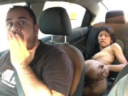 My stepuncle makes me masturbate in the uber walking around Medellín 15/16