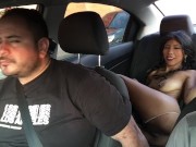 My stepuncle makes me masturbate in the uber walking around Medellín 7/16