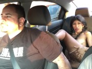 My stepuncle makes me masturbate in the uber walking around Medellín 8/16