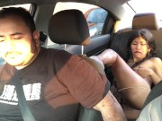 My stepuncle makes me masturbate in the uber walking around Medellín 9/16