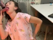 my husband caught me watching porn and fucked my mouth hard to tears 8/16