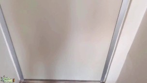 He finds me masturbating in his room, he gets excited when he sees me and we end up fucking.