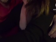 Showing her beautiful breasts in a pub 6/16