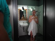 STEPSISTER was EXCITED by stepbrothers hard cock when he SPIED on her in the SHOWER - VERLONIS 2/16