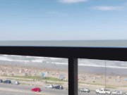 Fuck against the window and blowjob with sea view - Jessica Fox 6/16