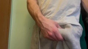 Watch me cum and moan before I shower