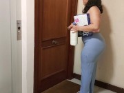 Stepmother came for milk with cereal and wanted to fuck me 1/16