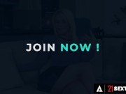 Busty Mentor Shares Her Lesbian Fucking Techniques 1/16