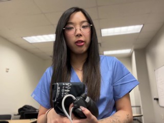 Creepy Doctor Convinces Young Asian Medical Intern to Fuck to Get Ahead