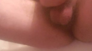 Oily cock and massive cumshot