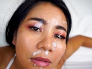 Facial Cumshots for Asian Milf Slut 7/16