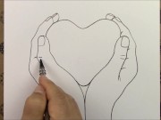 Kolay-Karakalem-Çizim-Fikirleri-2023 9/16