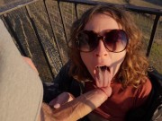 risky outdoor sex in puffy jacket 4/16