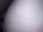 Big ass gets on her side to hit my cock hard, her vagina is tight and she gets wet with an orgamo💦 13/16
