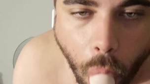 Blowjob training with my dildo - Beepied
