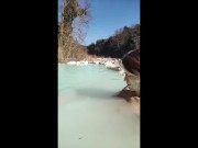 Come passare una giornata alle terme in Toscana con @almasol e guardoni ( Bagni di Petriolo) Siena 10/16