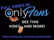 Mia giantess bbw breath, farts, buttcrush, ass and pussy play