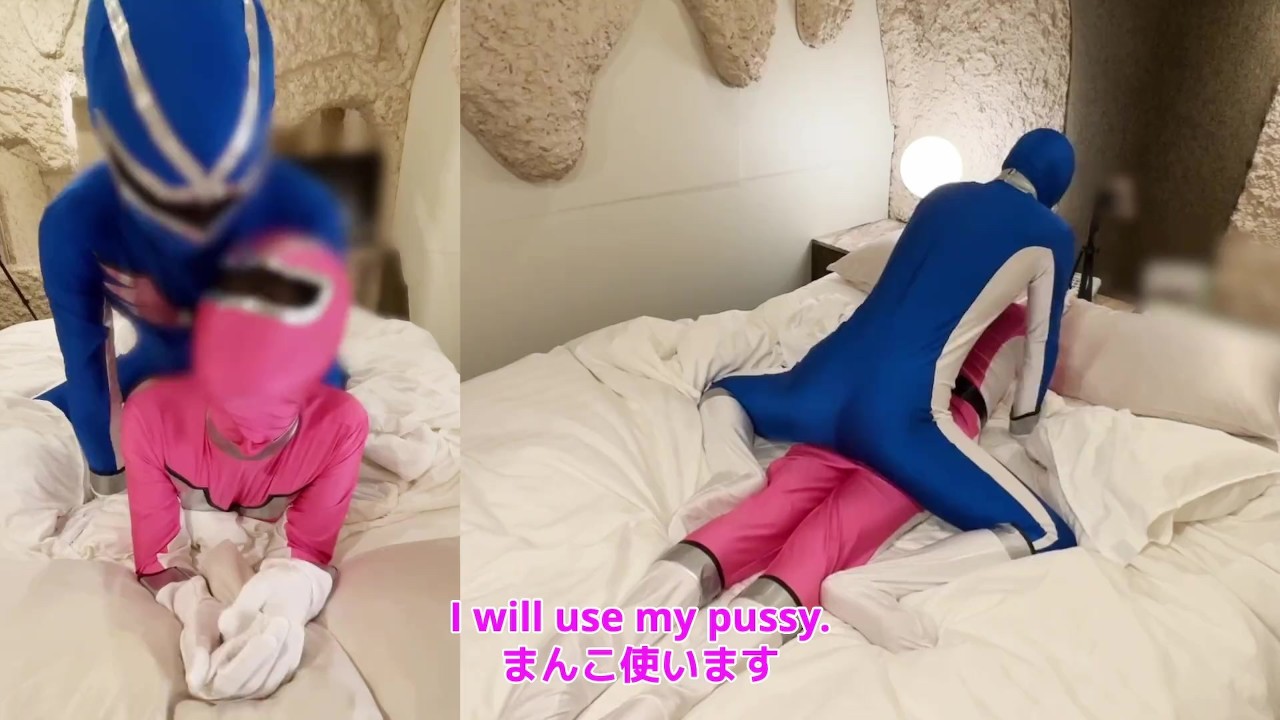 【特撮ヒーローのアクメセックス】「ピンクができることはおまんこ使うことだけだろ？」私は仲間の精子を出すことで疲れを癒し、地球を守ります。レンジャー達の戦闘の裏映像をご覧ください。 - Kostenloses Sex-Video - RedTube
