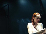 Voyeur Life Hot Redhead Is Taking Shower in Warehouse X 10/16