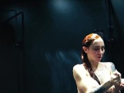 Voyeur Life Hot Redhead Is Taking Shower in Warehouse X 9/16