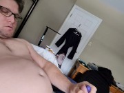 Masterbating With The Pulse One Vibrating Bullet And Ejaculated On Himself 9/16