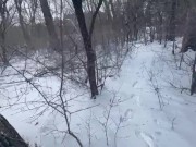 Quickie in Snowy Woods 16/16