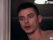 Beautiful Girl Anastasia Brokelyn Offers Her Big Ass To Huge Cock Roommate - HORNY HOSTEL 1/16