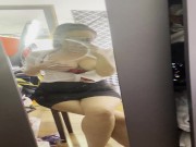 Horny big tits Artemisia Love smoking on set Twitter:Artemisialove9 IG:Artemisialove_real 12/16