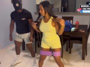 BBC gym trainer fucked a hotwife. English subtitles