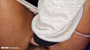 I Made My UBER Driver Touch My HAIRY PUSSY While Driving in Traffic - He Made Me CUM