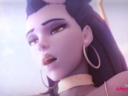 Lewd 3d animation bundle with Overwatch babes by Xordel 6/16